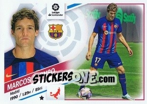 Cromo №66 Marcos Alonso (FC Barcelona) - Liga Spagnola 2022-2023 n. 746 - Panini