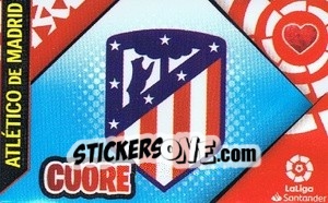 Cromo Escudo Atlético de Madrid - Liga Spagnola 2022-2023 n. C3 - Panini