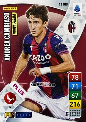 Cromo Andrea Cambiaso - Calciatori 2022-2023. Adrenalyn XL n. 26BIS - Panini