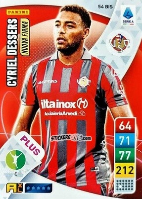Cromo Cyriel Dessers - Calciatori 2022-2023. Adrenalyn XL n. 54BIS - Panini