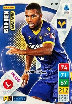 Sticker Isak Hien - Calciatori 2022-2023. Adrenalyn XL n. 93BIS - Panini