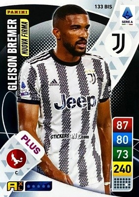 Cromo Gleison Bremer - Calciatori 2022-2023. Adrenalyn XL n. 133BIS - Panini