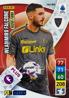 Sticker Wladimiro Falcone - Calciatori 2022-2023. Adrenalyn XL n. 166BIS - Panini