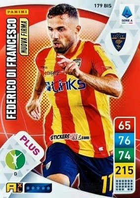 Cromo Federico Di Francesco - Calciatori 2022-2023. Adrenalyn XL n. 179BIS - Panini