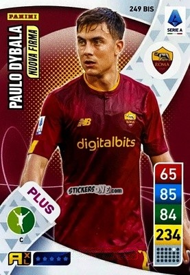 Cromo Paulo Dybala - Calciatori 2022-2023. Adrenalyn XL n. 249BIS - Panini