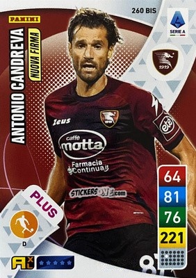 Figurina Antonio Candreva - Calciatori 2022-2023. Adrenalyn XL n. 260BIS - Panini