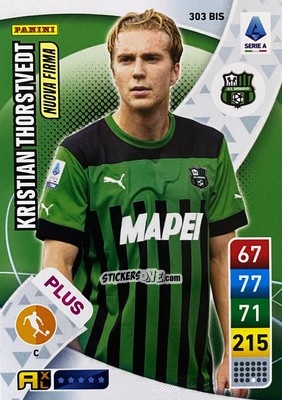Sticker Kristian Thorstvedt - Calciatori 2022-2023. Adrenalyn XL n. 303BIS - Panini