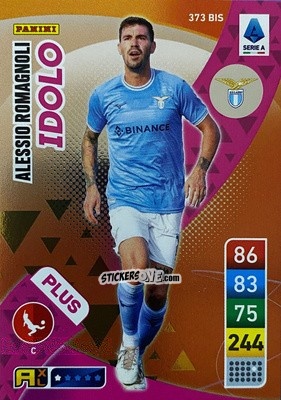 Figurina Alessio Romagnoli - Calciatori 2022-2023. Adrenalyn XL n. 373BIS - Panini