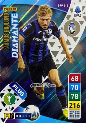 Figurina Rasmus Hojlund - Calciatori 2022-2023. Adrenalyn XL n. 399BIS - Panini