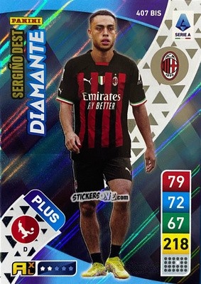 Cromo Sergino Dest - Calciatori 2022-2023. Adrenalyn XL n. 407BIS - Panini