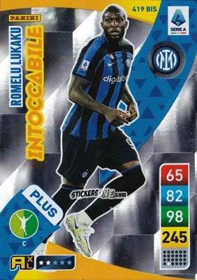 Cromo Romelu Lukaku - Calciatori 2022-2023. Adrenalyn XL n. 419BIS - Panini