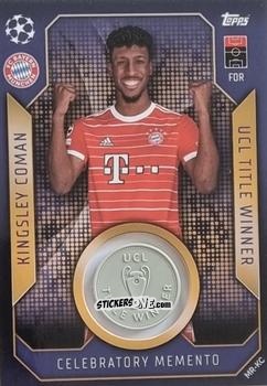 Sticker Kinglsey Coman - UEFA Champions League & Europa League 2022-2023. Match Attax n. MR-KC - Topps