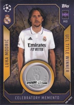 Cromo Luka Modric - UEFA Champions League & Europa League 2022-2023. Match Attax n. MR-MOD - Topps