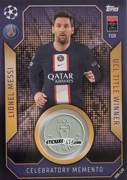 Cromo Lionel Messi   - UEFA Champions League & Europa League 2022-2023. Match Attax n. MR-LM - Topps