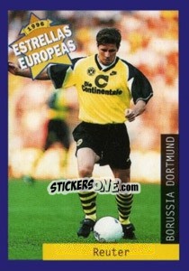 Sticker Stefan Reuter - Estrellas Europeas 1996 n. 15 - Panini