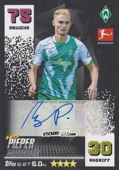 Cromo Amos Pieper - German Fussball Bundesliga 2022-2023. Match Attax n. AU-AP - Topps