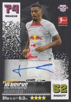 Figurina Benjamin Henrichs - German Fussball Bundesliga 2022-2023. Match Attax n. AU-BH - Topps