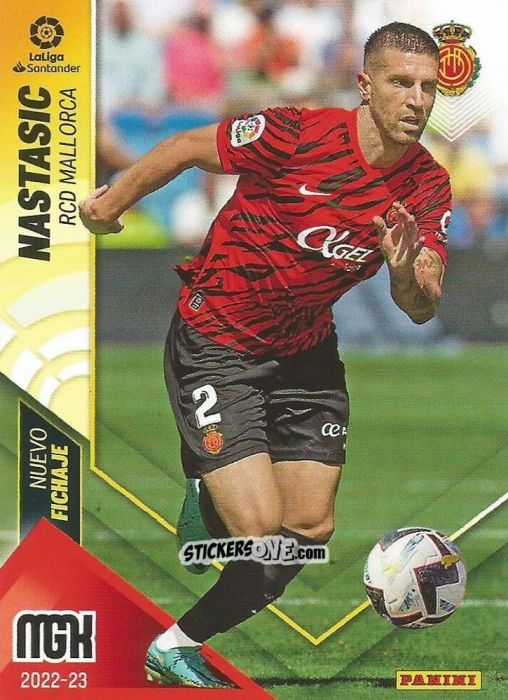 Figurina Nastasic - Liga 2022-2023. Megacracks n. 467 - Panini