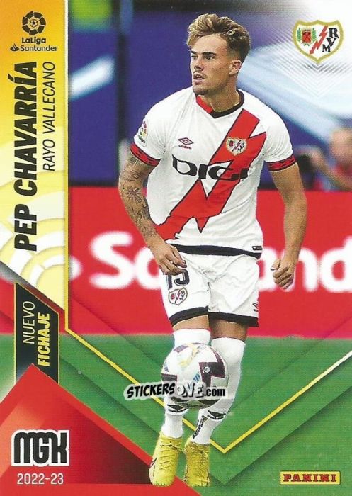 Figurina Pep Chavarria - Liga 2022-2023. Megacracks n. 471 - Panini