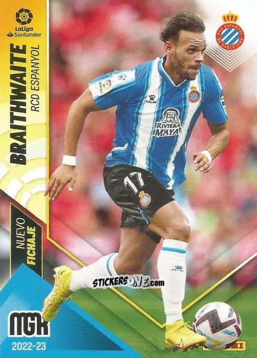 Figurina Braithwaite - Liga 2022-2023. Megacracks n. 492 - Panini