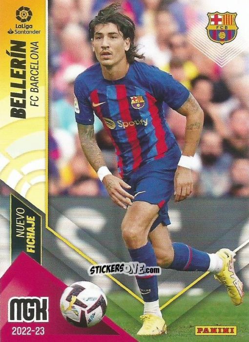 Cromo Bellerin - Liga 2022-2023. Megacracks n. 494 - Panini