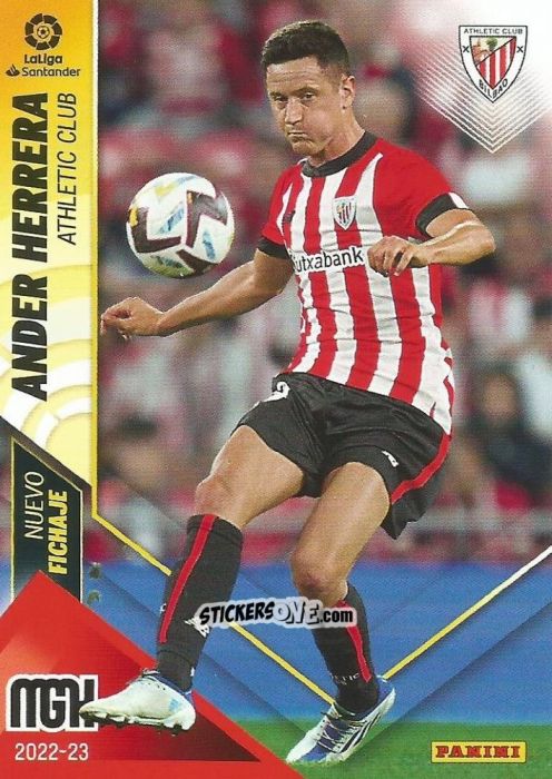 Cromo Ander Herrera - Liga 2022-2023. Megacracks n. 495 - Panini
