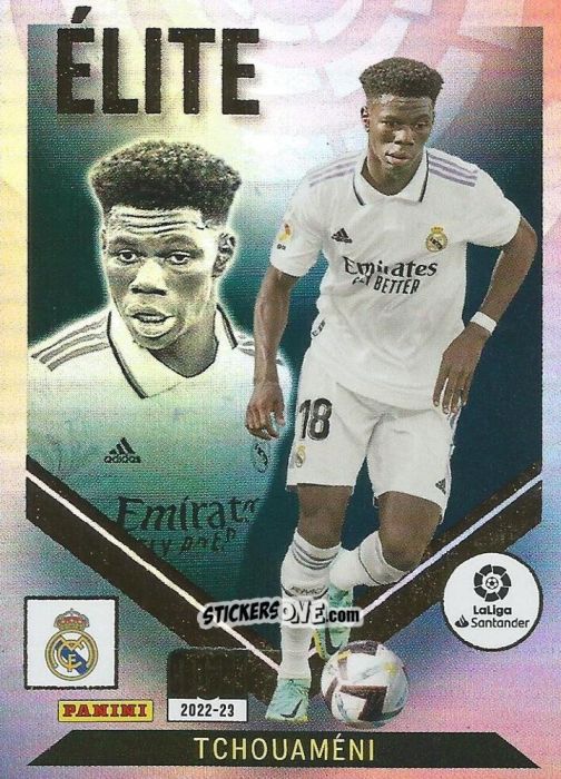 Cromo Tchouaméni - Liga 2022-2023. Megacracks n. 498 - Panini