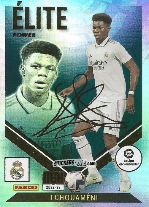 Cromo Tchouaméni - Liga 2022-2023. Megacracks n. P498 - Panini