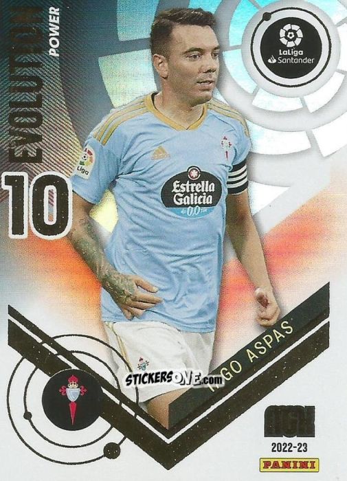 Figurina Iago Aspas - Liga 2022-2023. Megacracks n. P500 - Panini