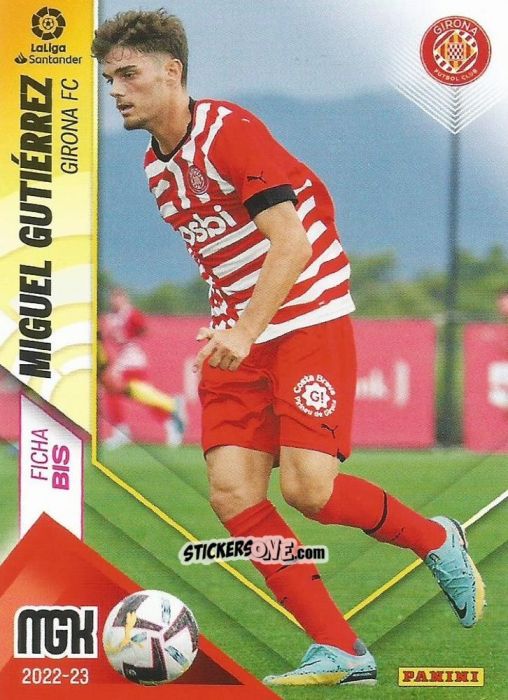 Cromo Miguel Gutierrez - Liga 2022-2023. Megacracks n. 198BIS - Panini