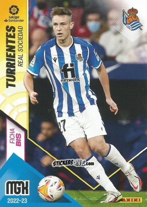 Cromo Turrientes - Liga 2022-2023. Megacracks n. 292BIS - Panini