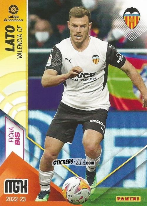 Cromo Lato - Liga 2022-2023. Megacracks n. 325BIS - Panini