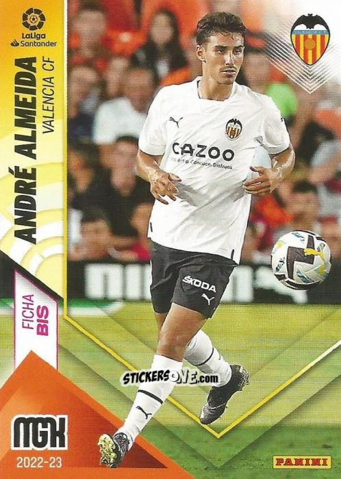 Cromo André Almeida - Liga 2022-2023. Megacracks n. 327BIS - Panini