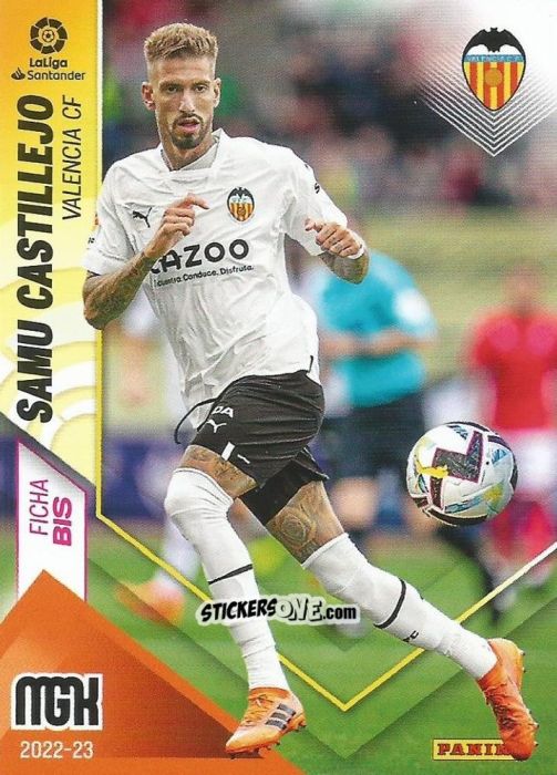 Cromo Samu Castillejo - Liga 2022-2023. Megacracks n. 330BIS - Panini