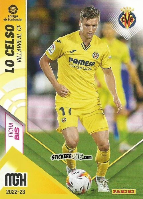 Cromo Lo Celso - Liga 2022-2023. Megacracks n. 363BIS - Panini