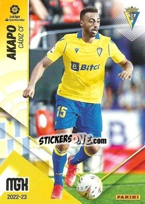 Sticker Carlos Akapo - Liga 2022-2023. Megacracks n. 103 - Panini