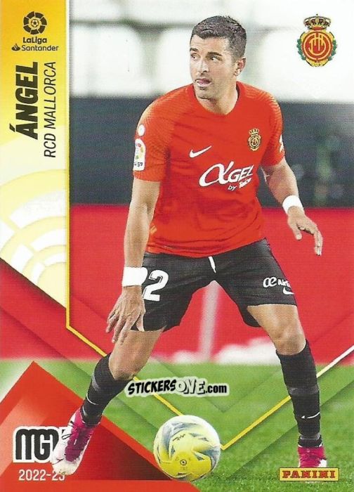 Figurina Ángel - Liga 2022-2023. Megacracks n. 242 - Panini