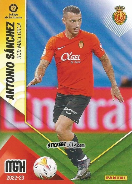 Figurina Antonio Sánchez - Liga 2022-2023. Megacracks n. 236 - Panini