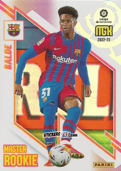 Sticker Balde - Liga 2022-2023. Megacracks n. 410 - Panini