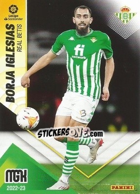 Figurina Borja Iglesias - Liga 2022-2023. Megacracks n. 97 - Panini