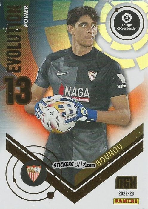 Sticker Bounou - Liga 2022-2023. Megacracks n. P375 - Panini