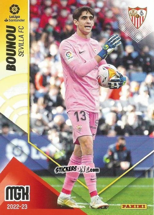 Figurina Bounou - Liga 2022-2023. Megacracks n. 299 - Panini