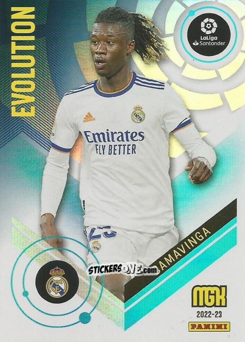 Sticker Camavinga - Liga 2022-2023. Megacracks n. 376 - Panini