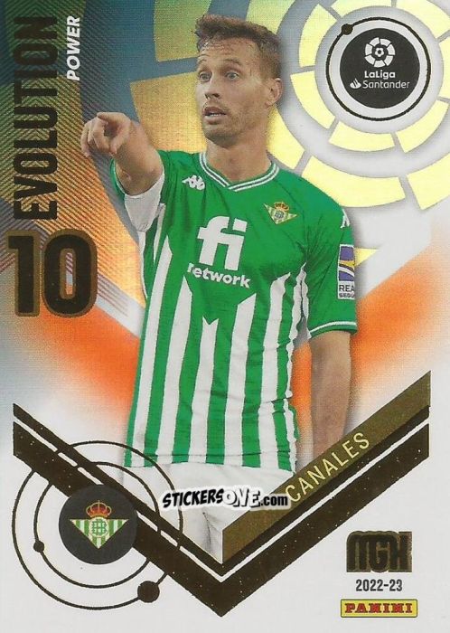 Cromo Canales - Liga 2022-2023. Megacracks n. P377 - Panini