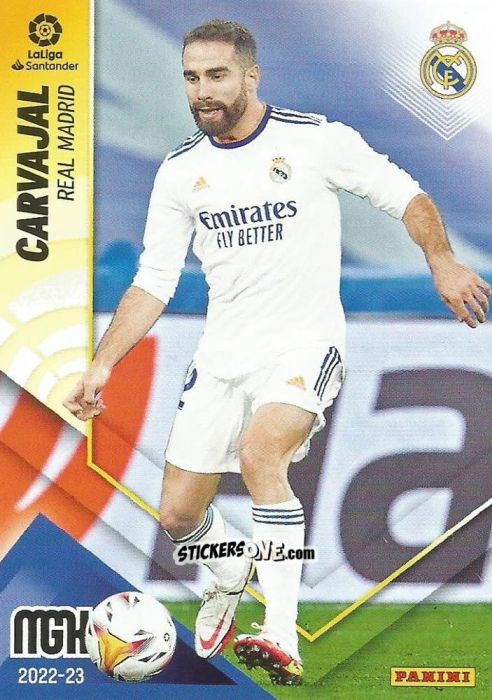 Sticker Carvajal - Liga 2022-2023. Megacracks n. 211 - Panini