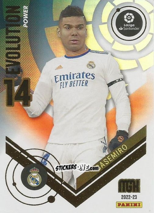 Figurina Casemiro - Liga 2022-2023. Megacracks n. P379 - Panini