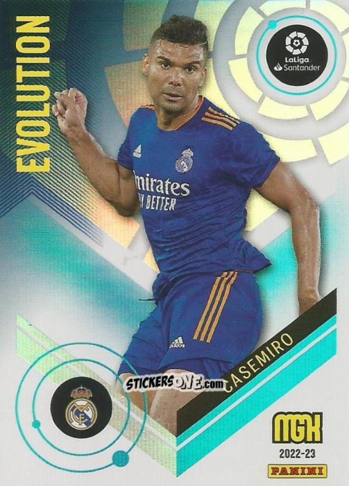 Figurina Casemiro - Liga 2022-2023. Megacracks n. 379 - Panini