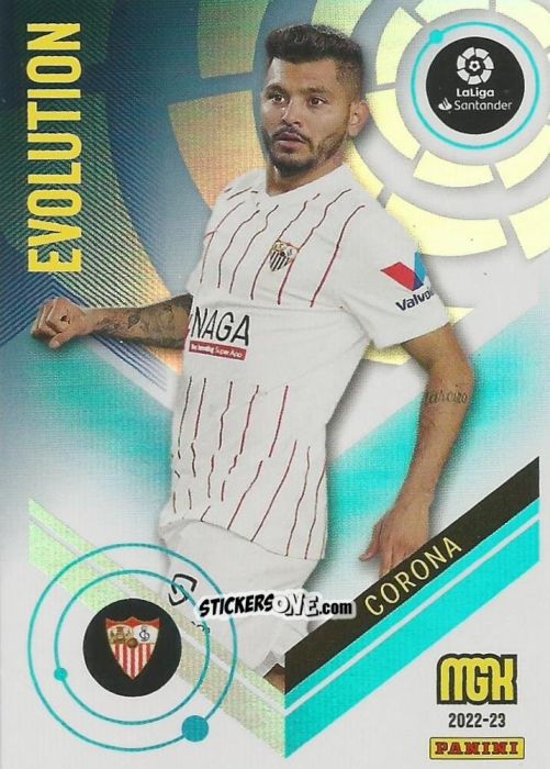 Sticker Corona - Liga 2022-2023. Megacracks n. 380 - Panini