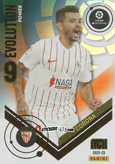 Sticker Corona - Liga 2022-2023. Megacracks n. P380 - Panini