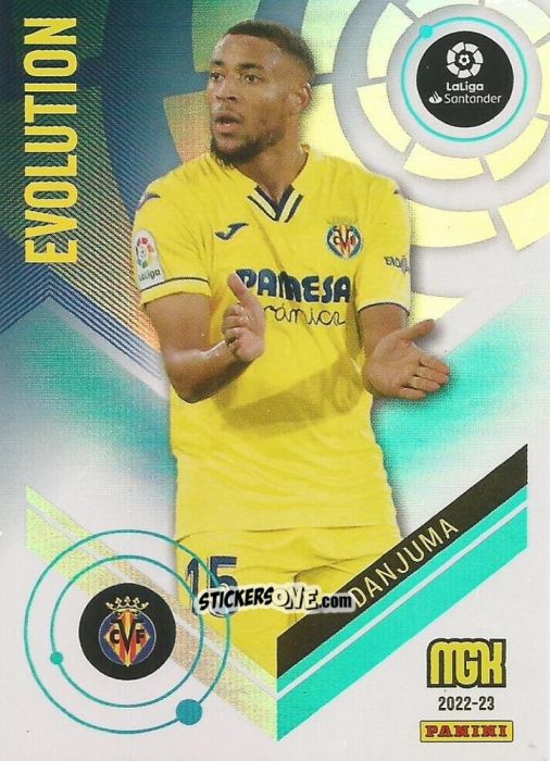 Sticker Danjuma - Liga 2022-2023. Megacracks n. 381 - Panini